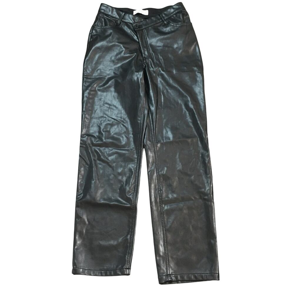 Abercrombie & Fitch The Mom High Rise 30 / 10 R Black Jeans Distressed